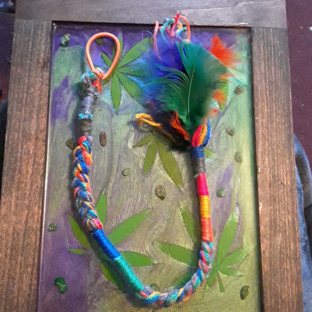 Festival hairwrap feathers